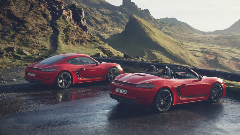 Οι «σπαρτιάτικες» Porsche 718 Boxster T και Cayman T